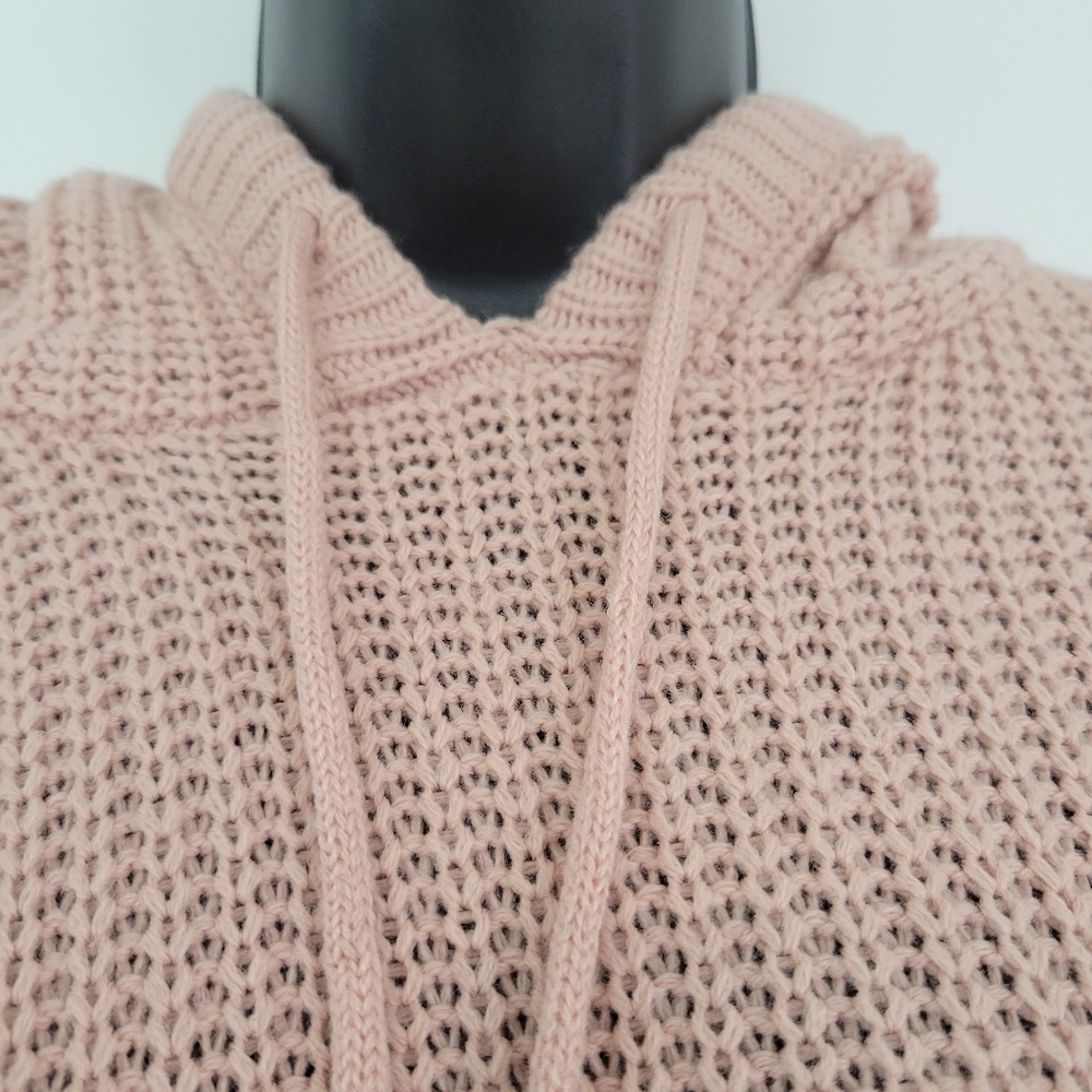 Full Circle Trends Hooded Long Sleeve (Peach) Sweater Dress sz L NWT - Picture 7 of 7